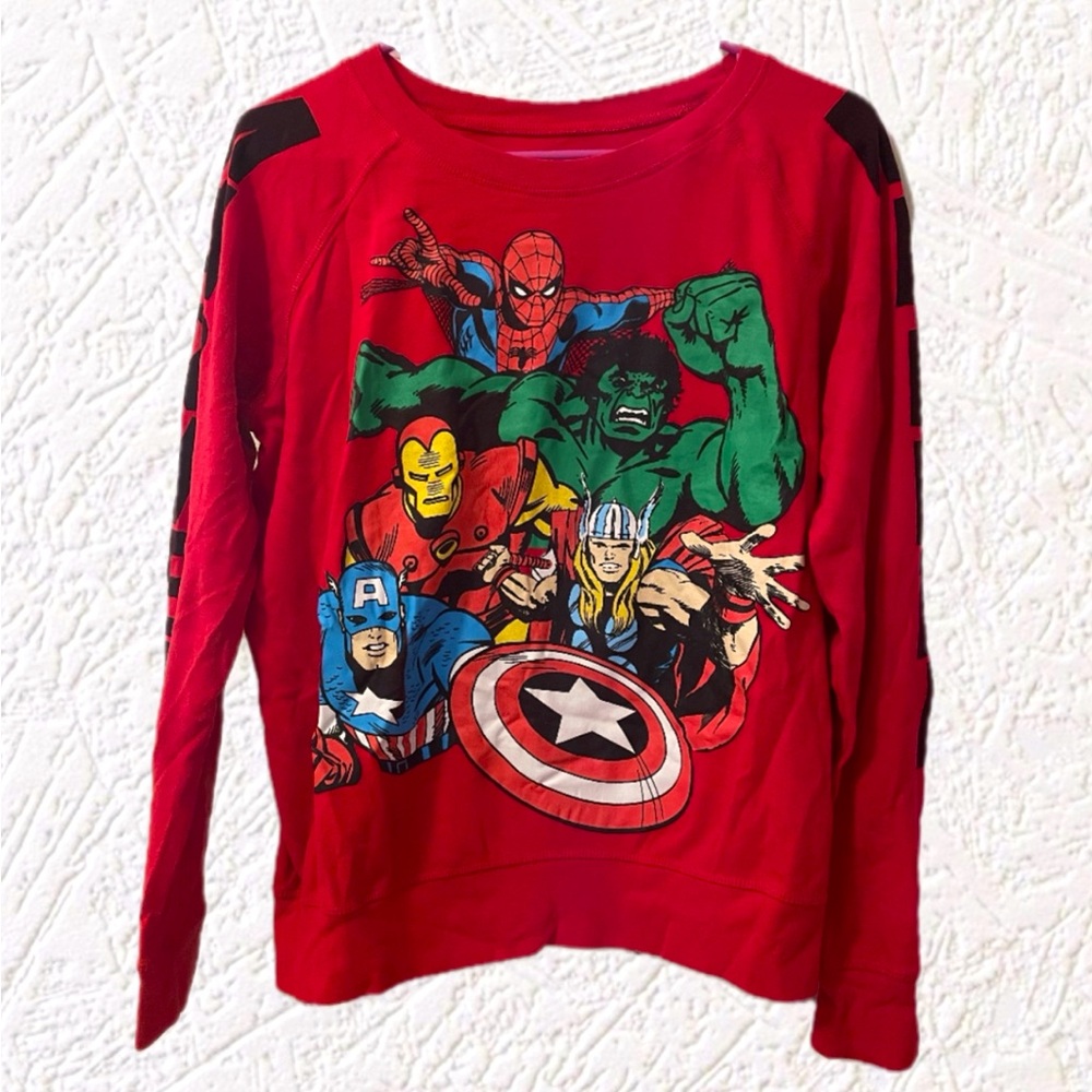 Marvel Long Sleeve Shirt, Size Large (11/13) for Juniors